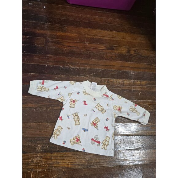 Vintage Carter's Corduroy Teddy Bear Overalls 2 Piece Outfit 0-3 Months - Picture 11 of 16